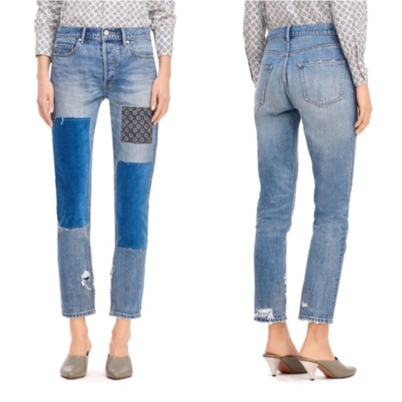 La Vie Rebecca Taylor Denim - 🌿 La Vie Rebecca Taylor Velvet Patch Jeans Sz 29